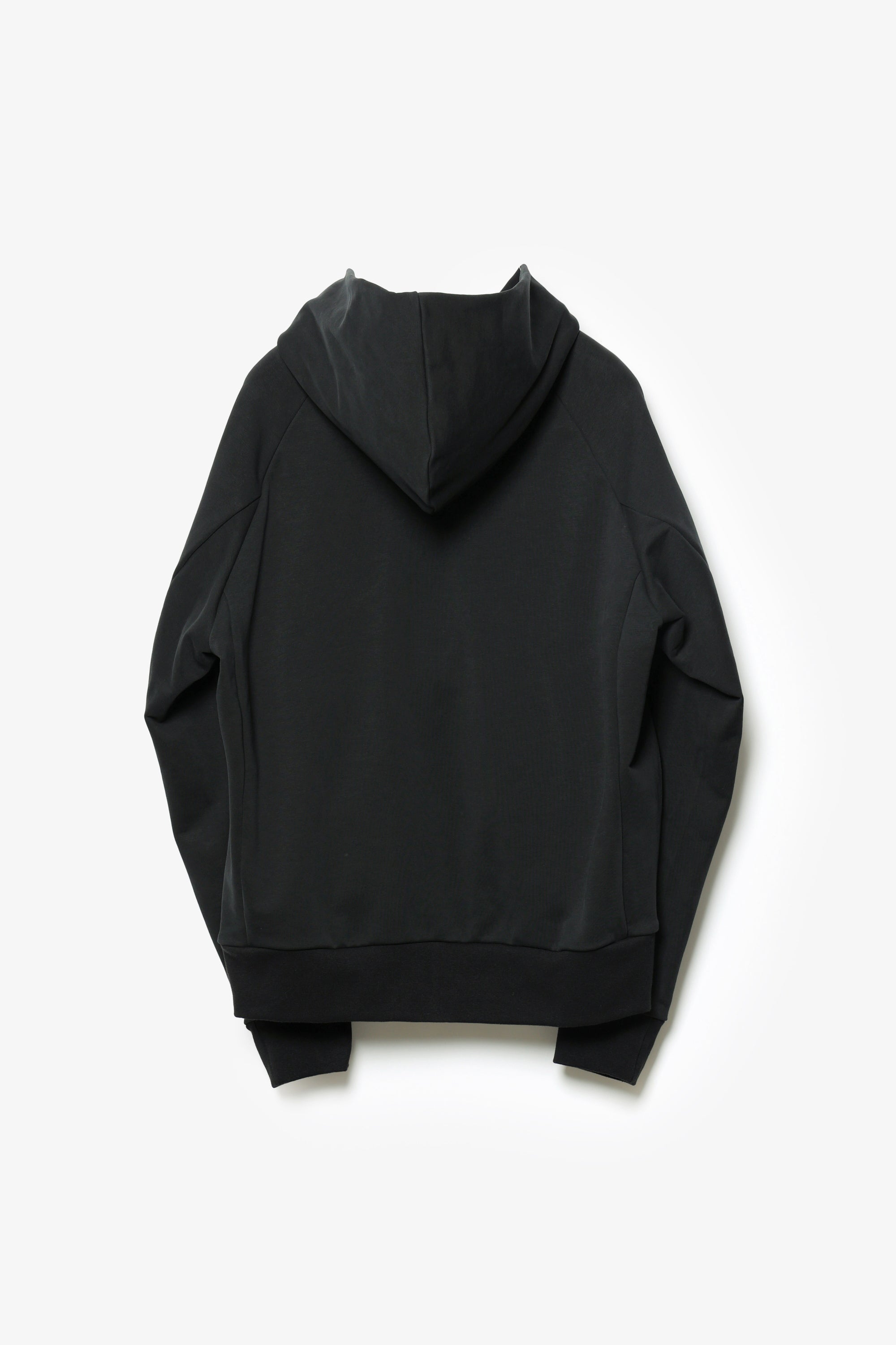 コットンストレッチテリー ジップアップフーディー