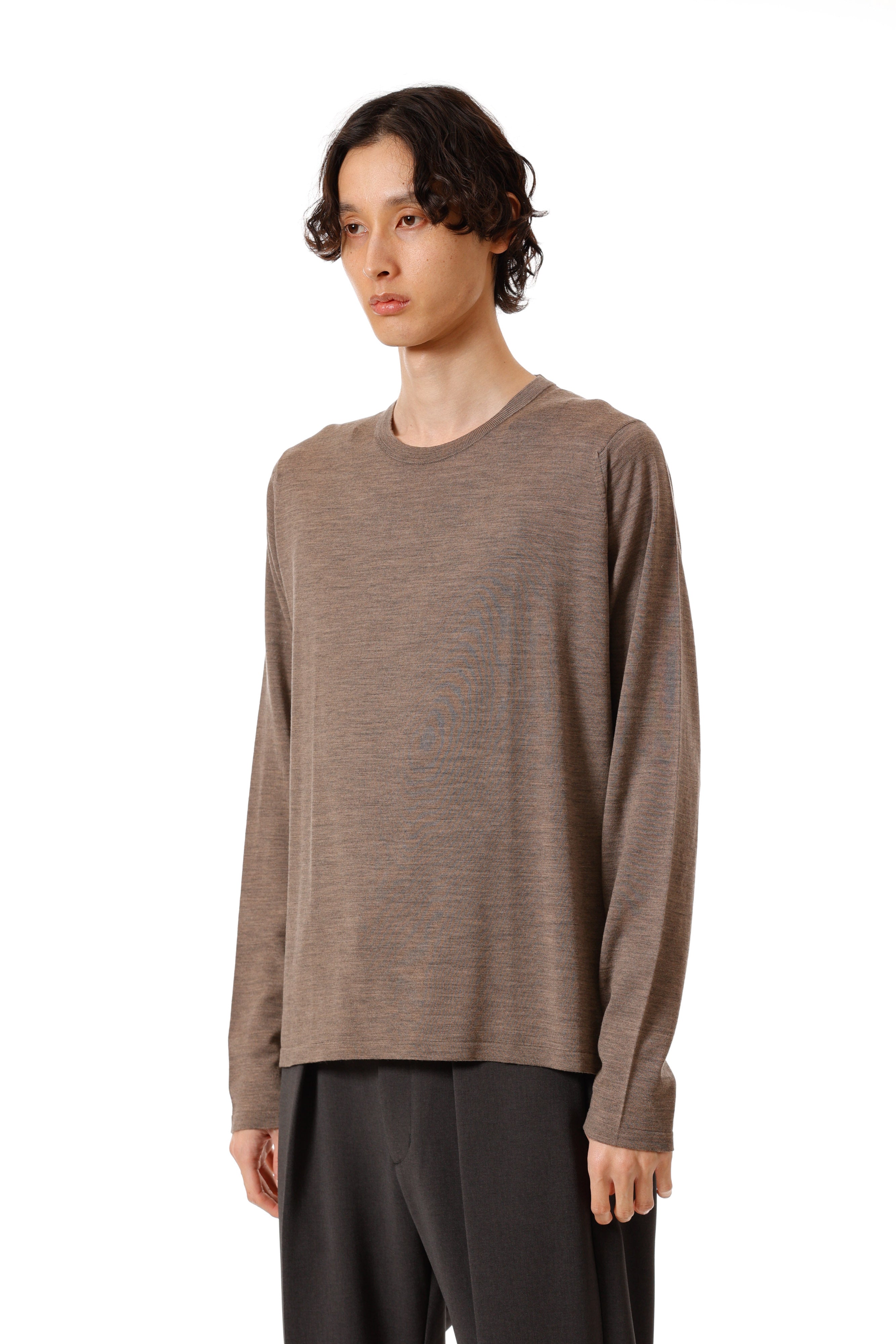 限定商品 AK52-005 × JOHN SMEDLEY MERINO EXTRAFINE WELTED CREW NECK  L/S