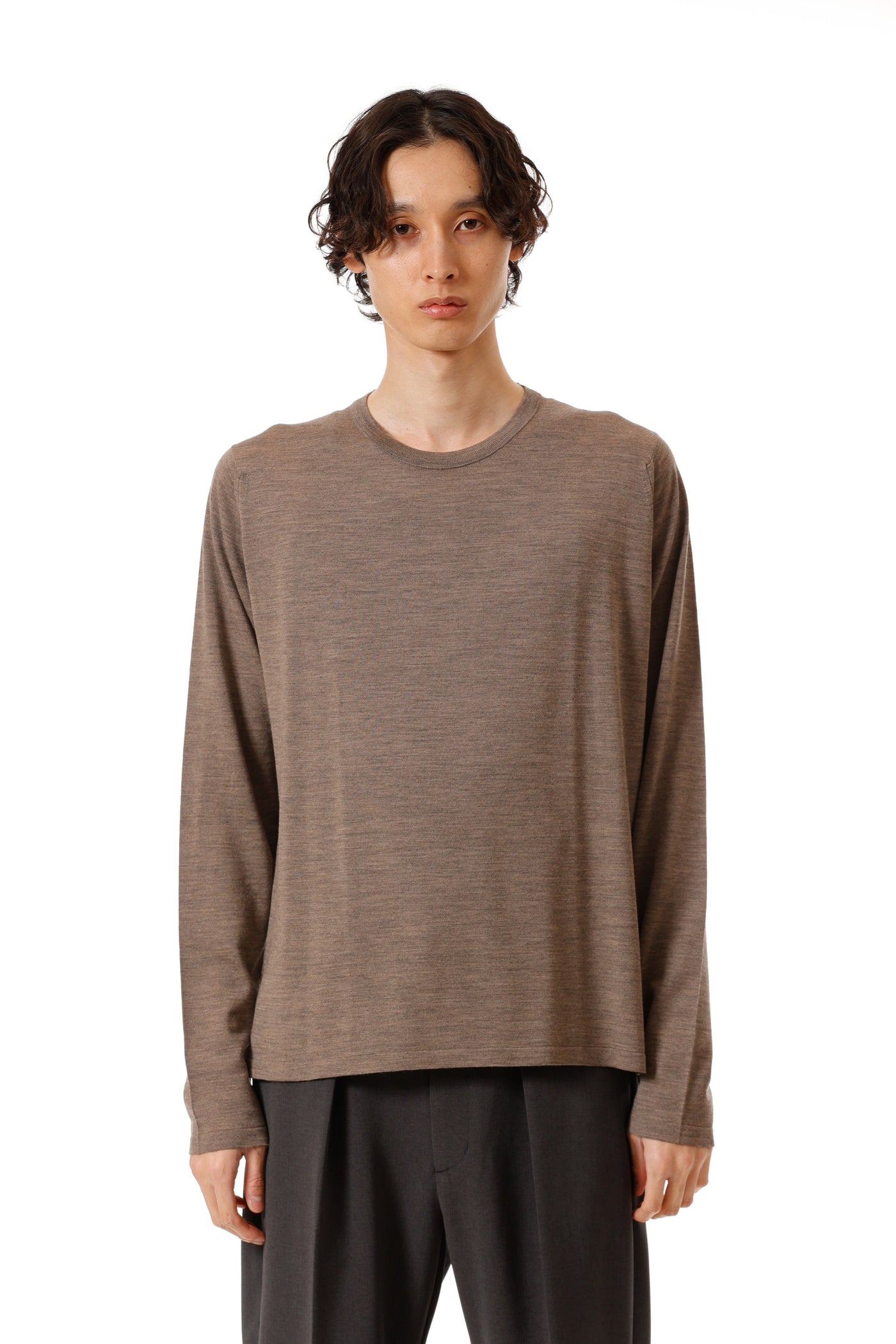 9月12日発売 AK52-005 × JOHN SMEDLEY MERINO EXTRAFINE WELTED CREW NECK  L/S