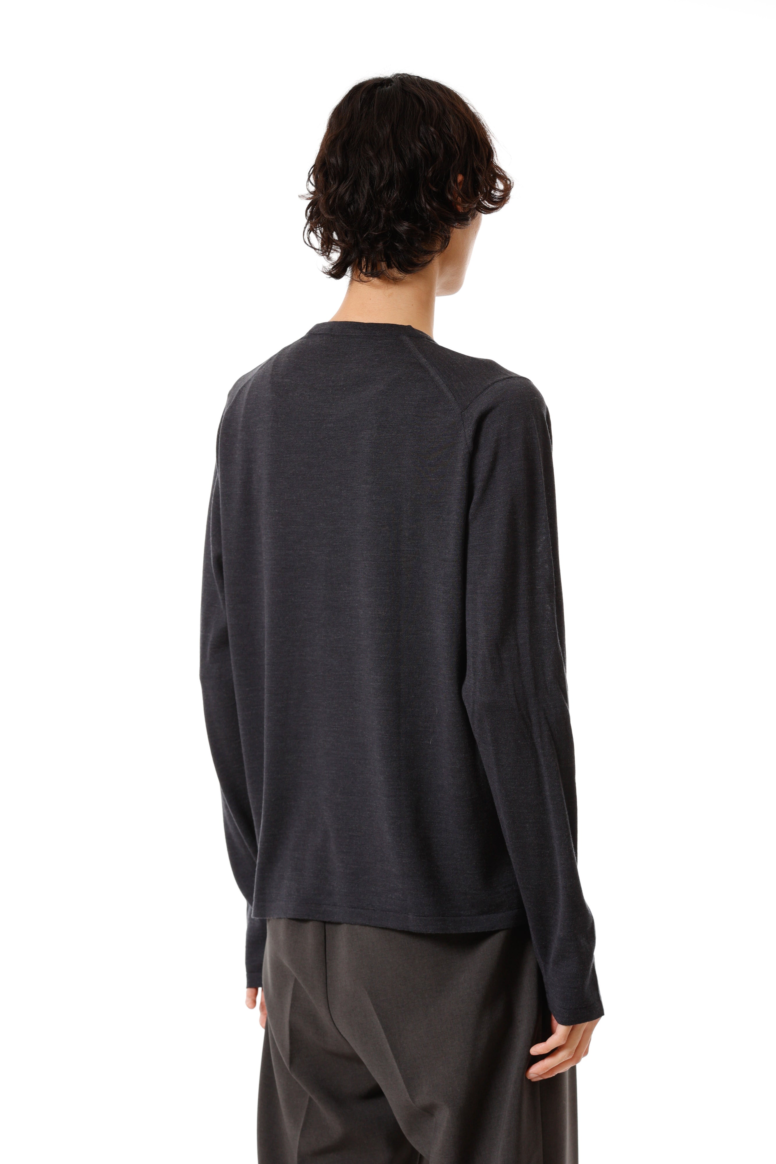 限定商品 AK52-005 × JOHN SMEDLEY MERINO EXTRAFINE WELTED CREW NECK  L/S