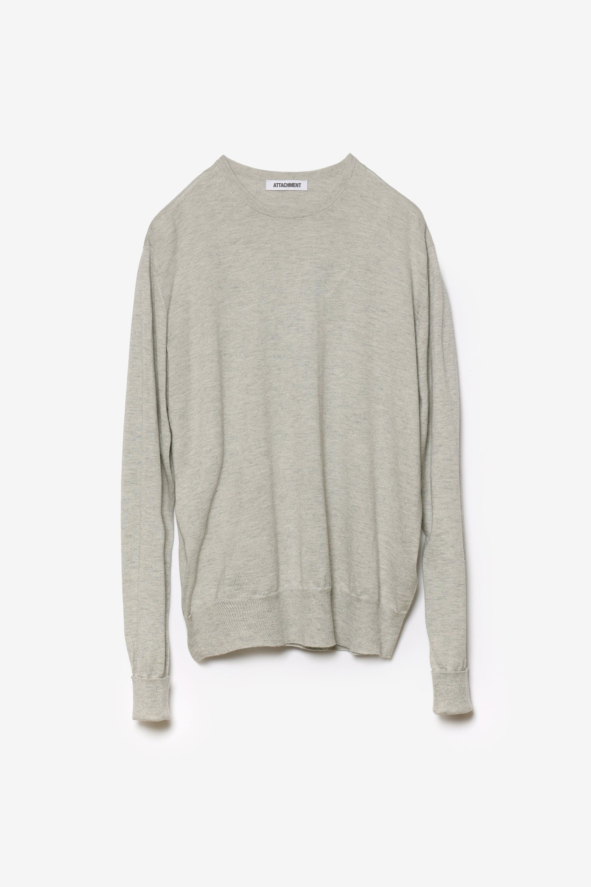 シルクカシミヤニット クルーネックプルオーバー