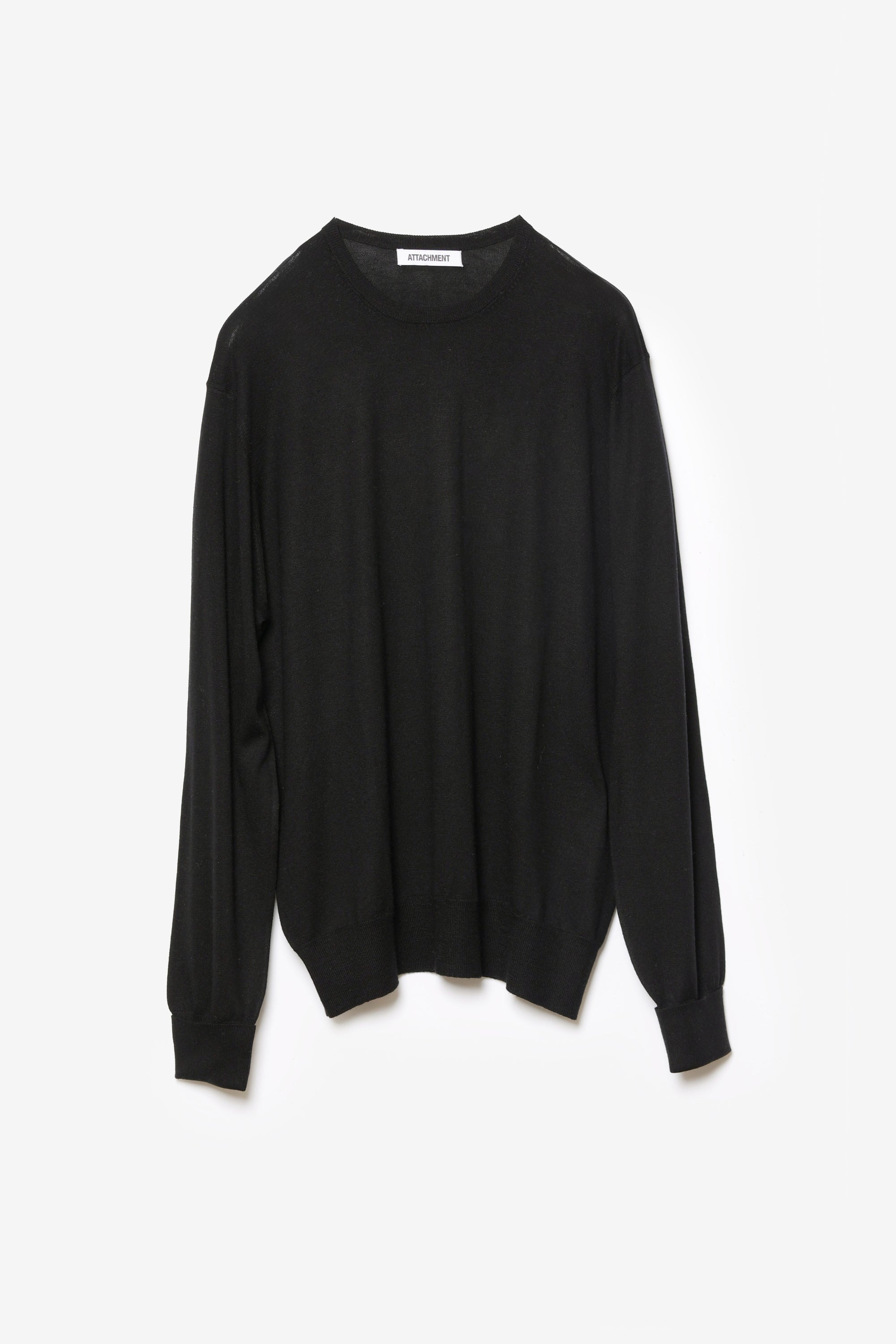 シルクカシミヤニット クルーネックプルオーバー