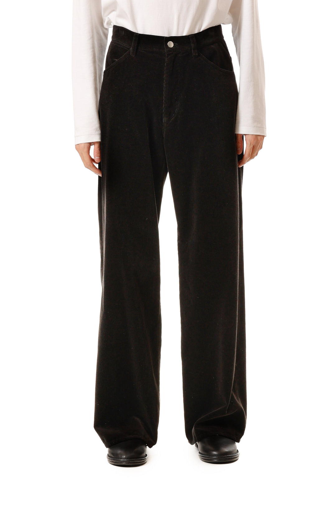 AP52-025 フィンクスコットンコーデュロイ 5ポケットバギーパンツ