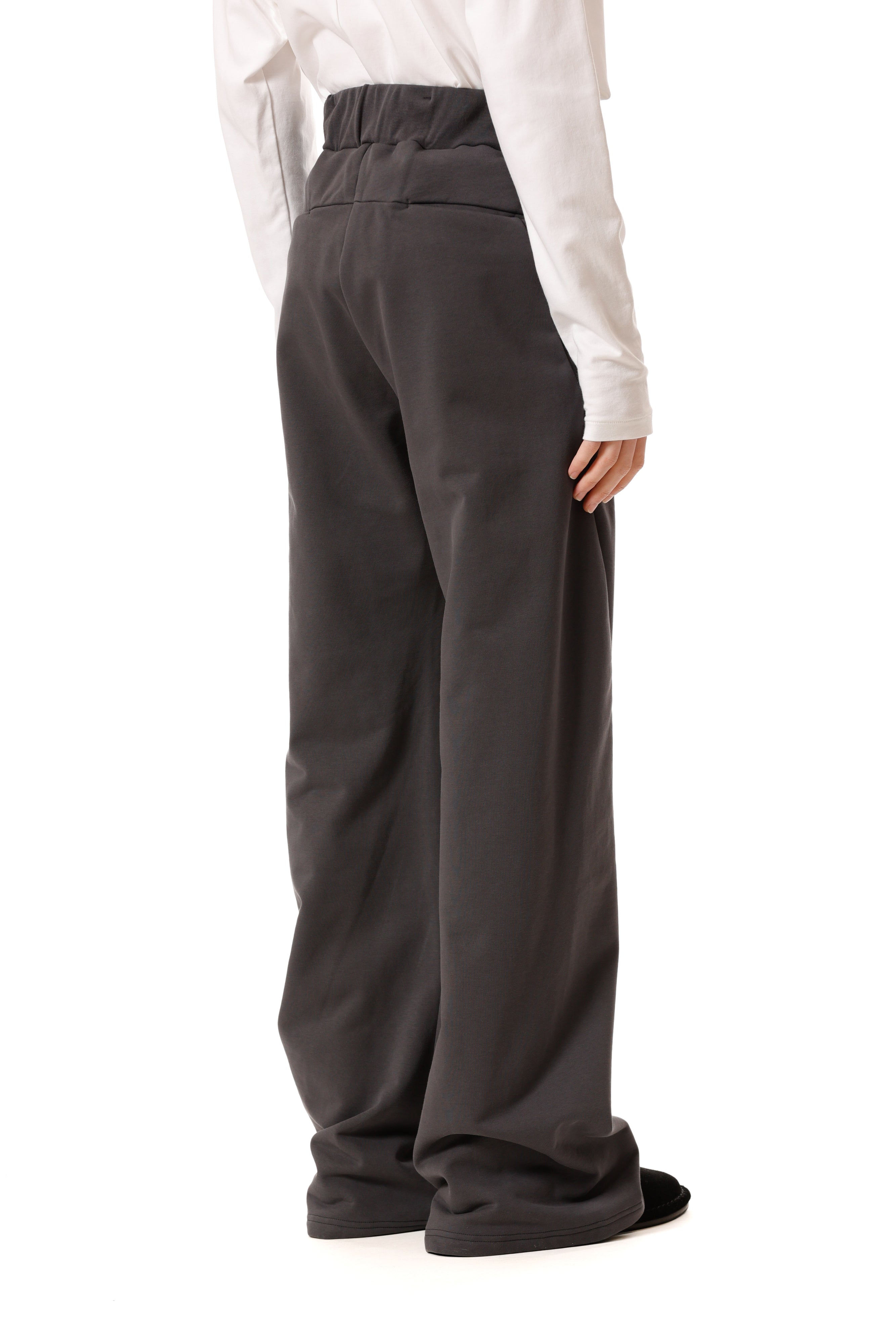 AP52-053 コットンストレッチテリー 3Dワイドパンツ