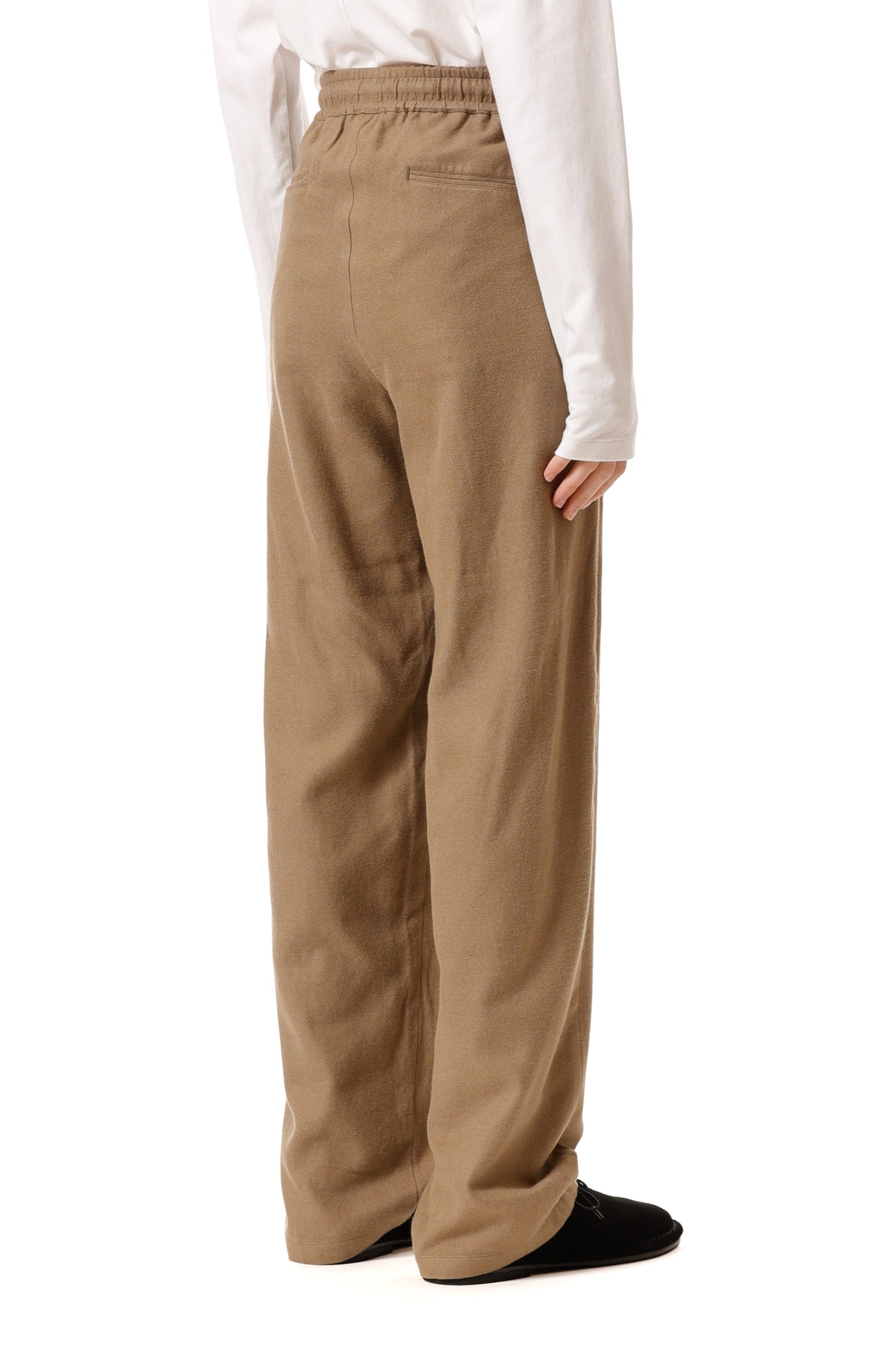 AP52-059 レーヨン/コットン/シルクフランネル ワンタックイージーパンツ