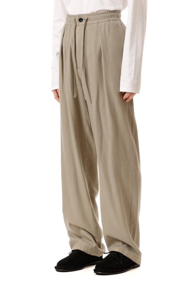 AP52-059 レーヨン/コットン/シルクフランネル ワンタックイージーパンツ