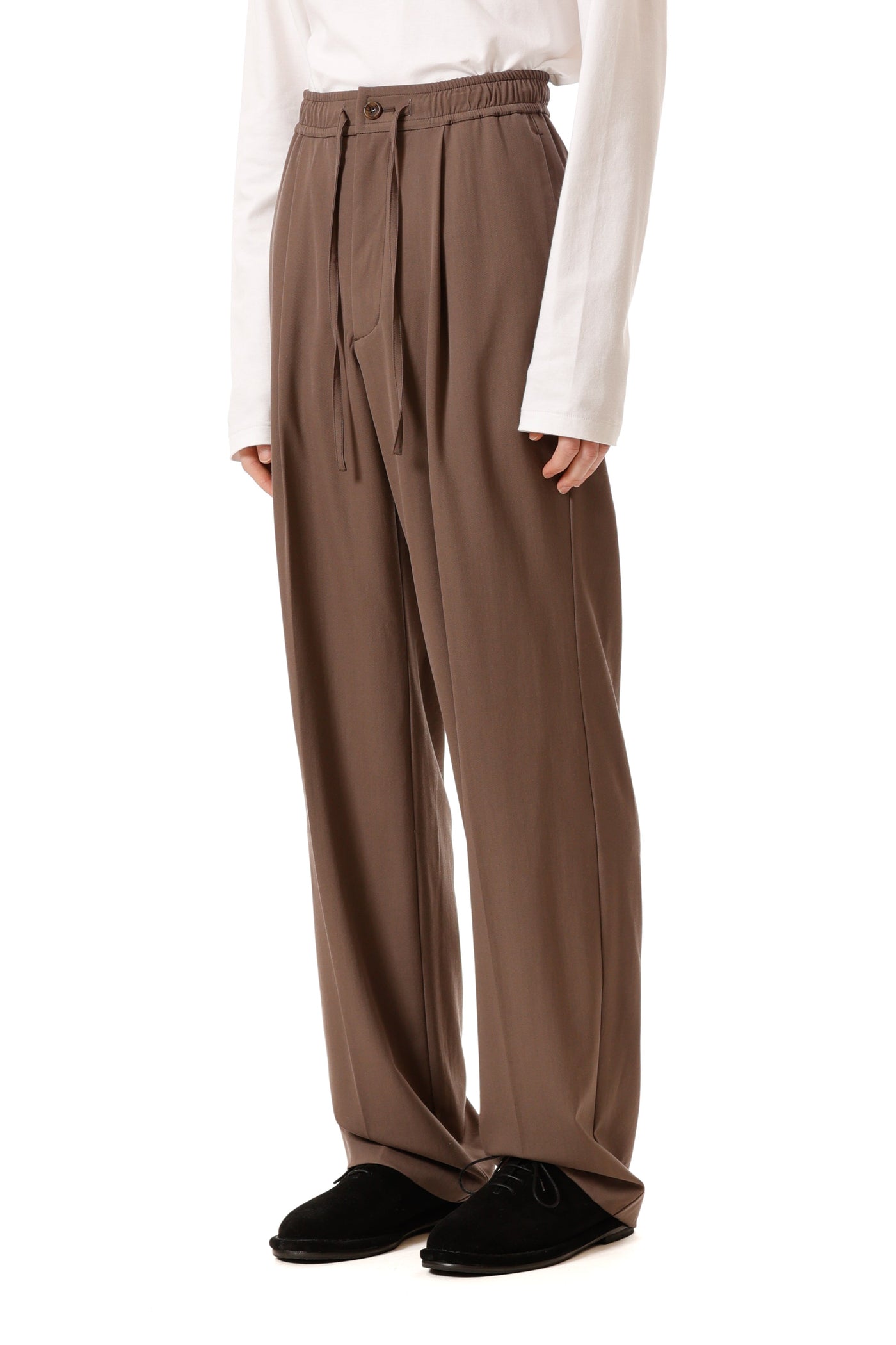 AP52-073 ハイツイストウールギャバジン ワンタックイージーパンツ