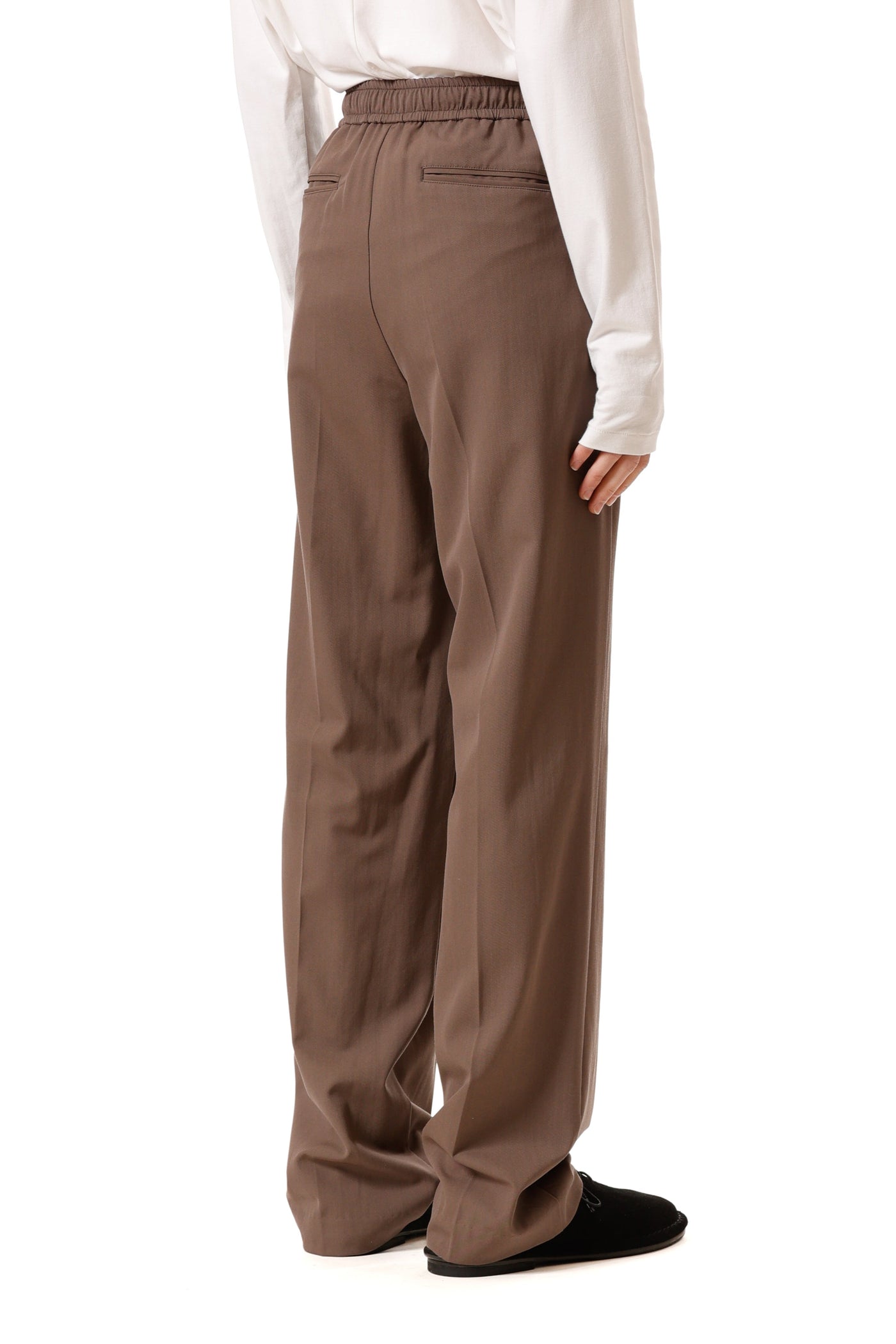 AP52-073 ハイツイストウールギャバジン ワンタックイージーパンツ