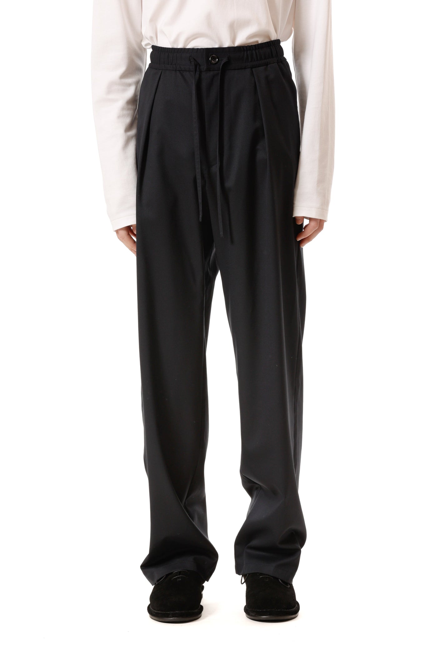 AP52-073 ハイツイストウールギャバジン ワンタックイージーパンツ