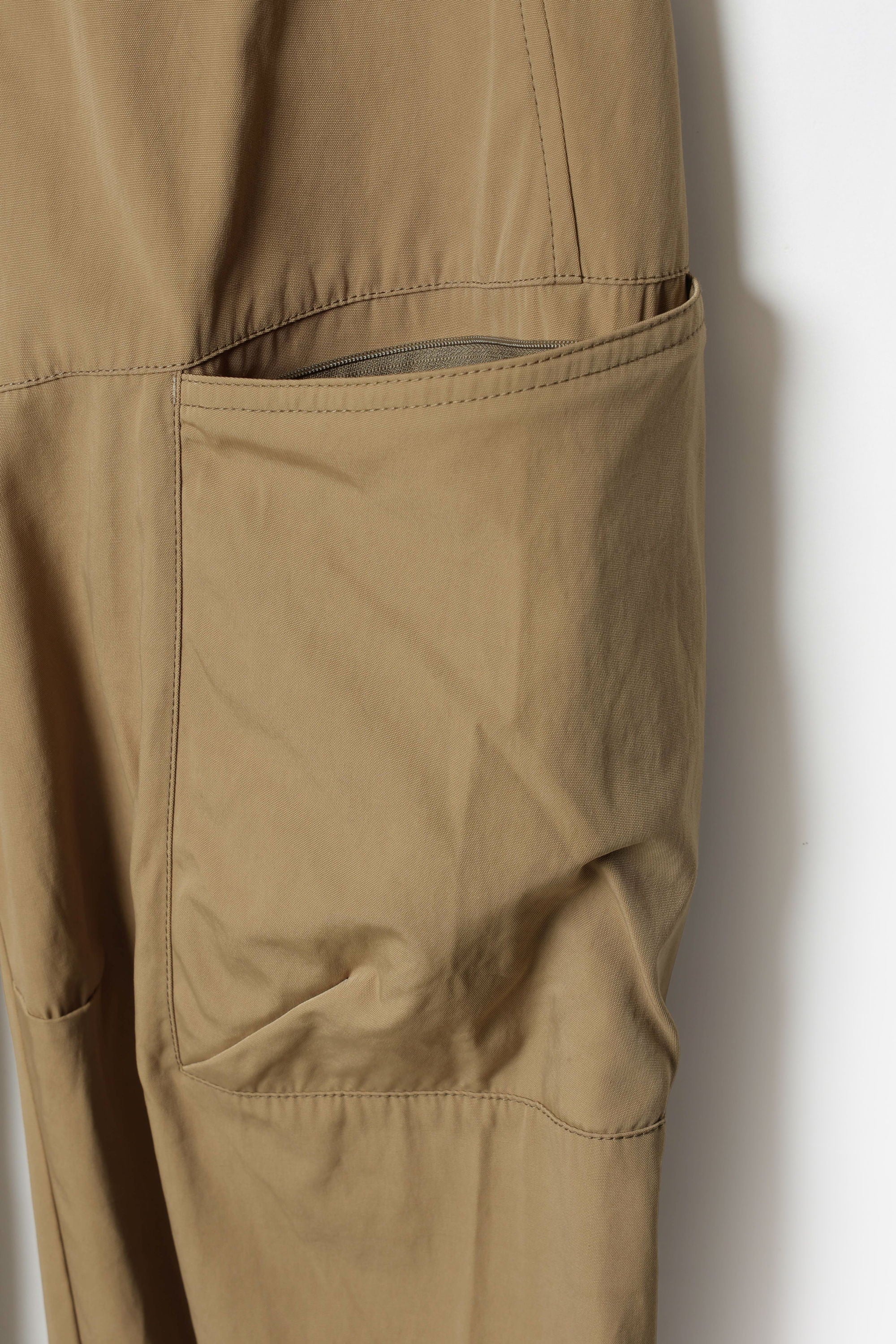 コットン/ナイロンウェザー 3Dワイドカーゴパンツ