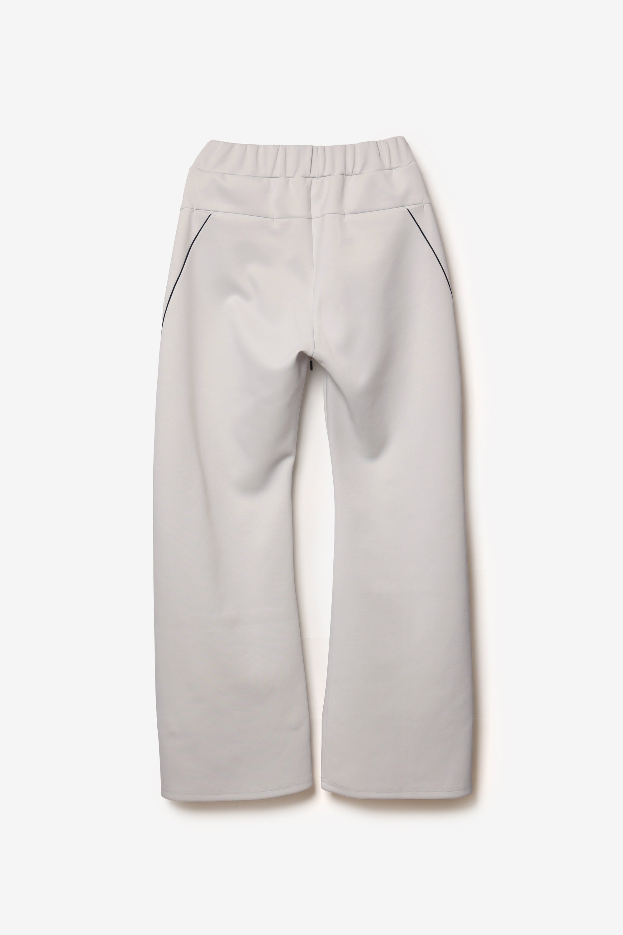 ポリエステルストレッチダブルニット 3Dトラックワイドパンツ