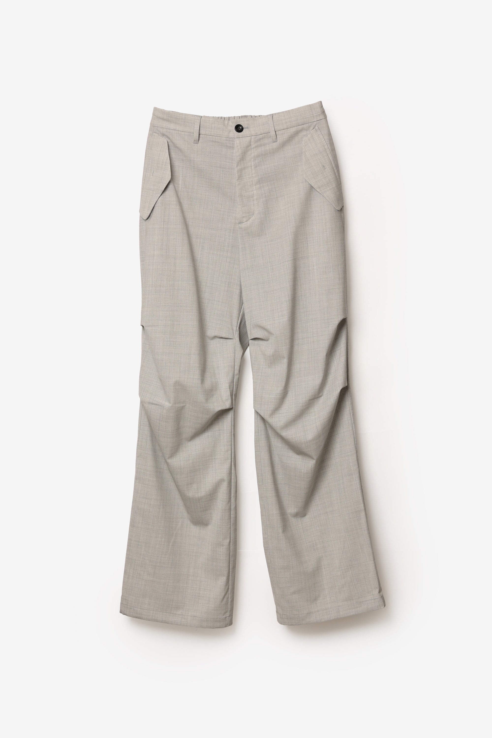 ウール/トリアセテート ストレッチトロ フィールドカーゴパンツ