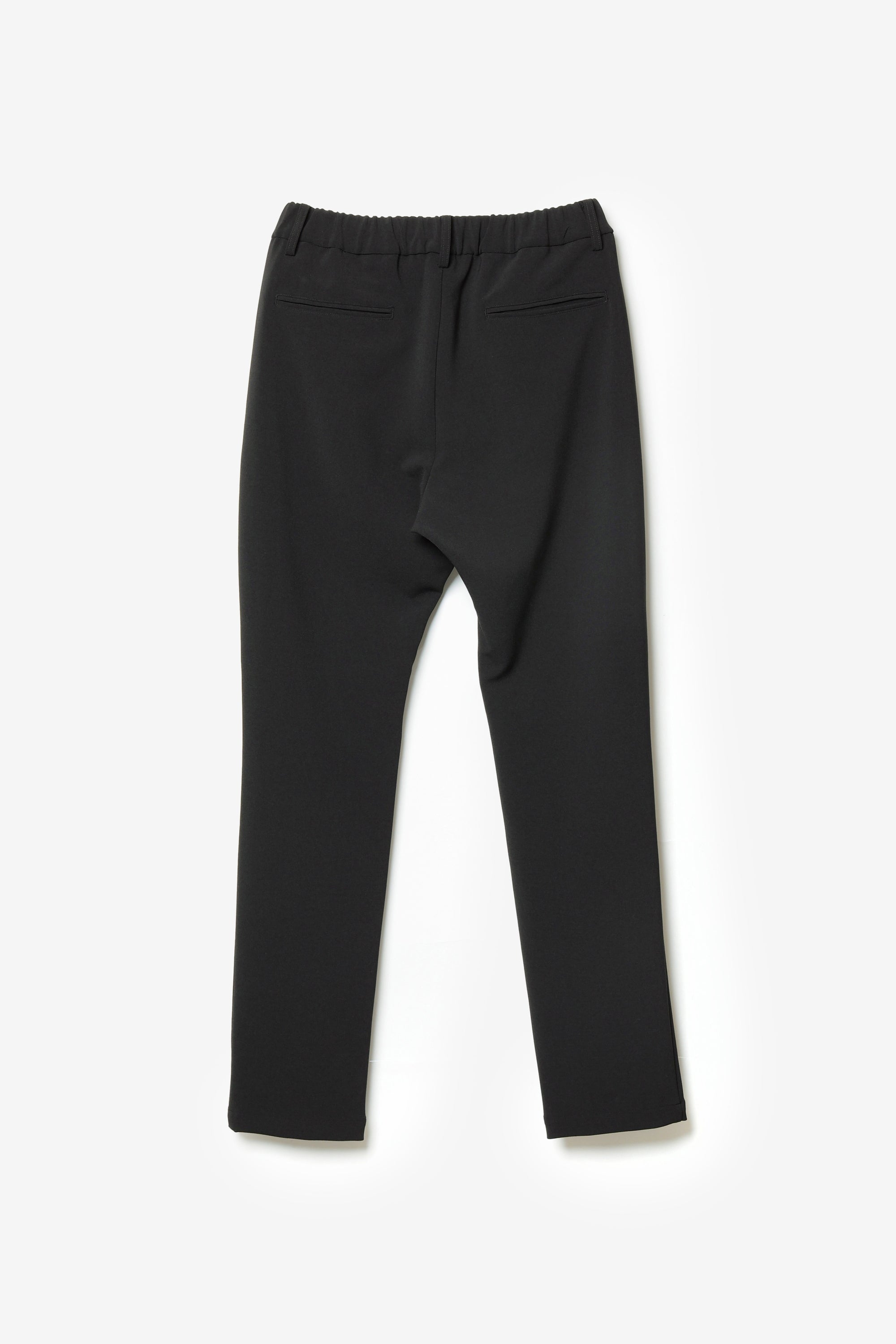 ポリエステルストレッチダブルクロス レギュラーフィットイージーパンツ