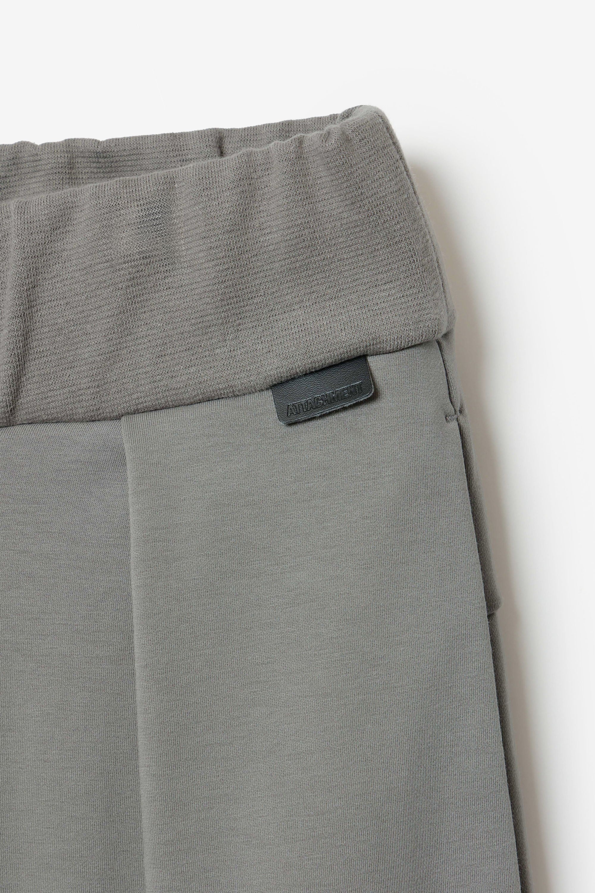 コットンストレッチテリー 1タックイージーパンツ