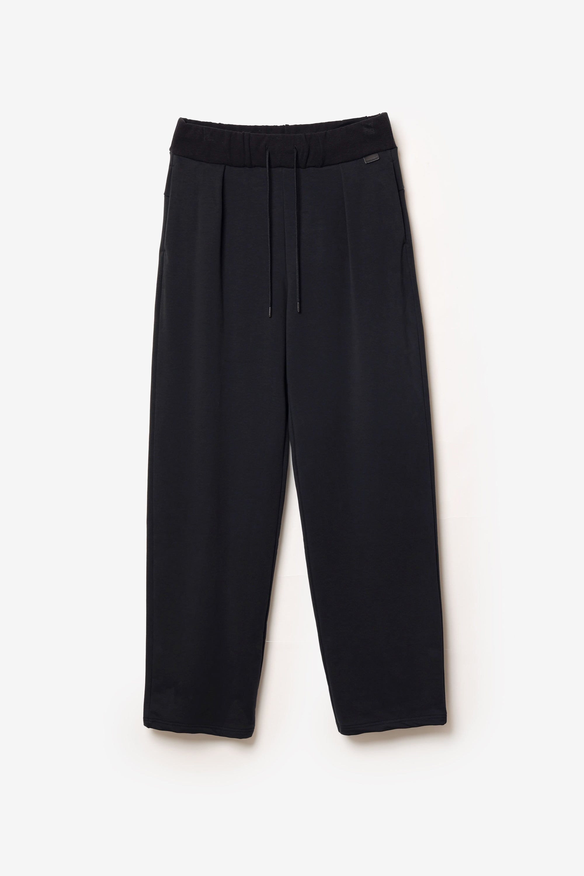 コットンストレッチテリー 1タックイージーパンツ