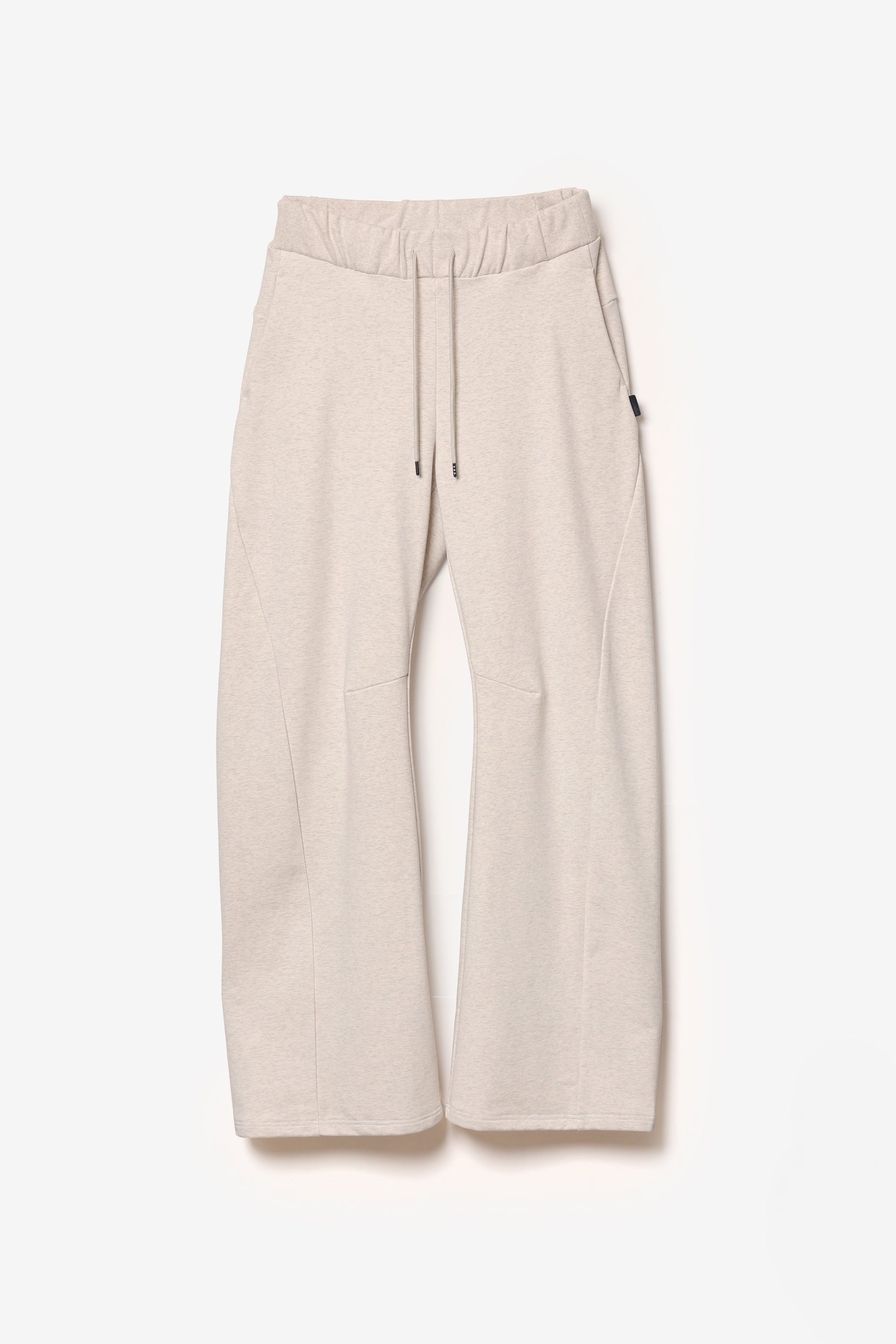 コットンストレッチテリー 3Dワイドパンツ