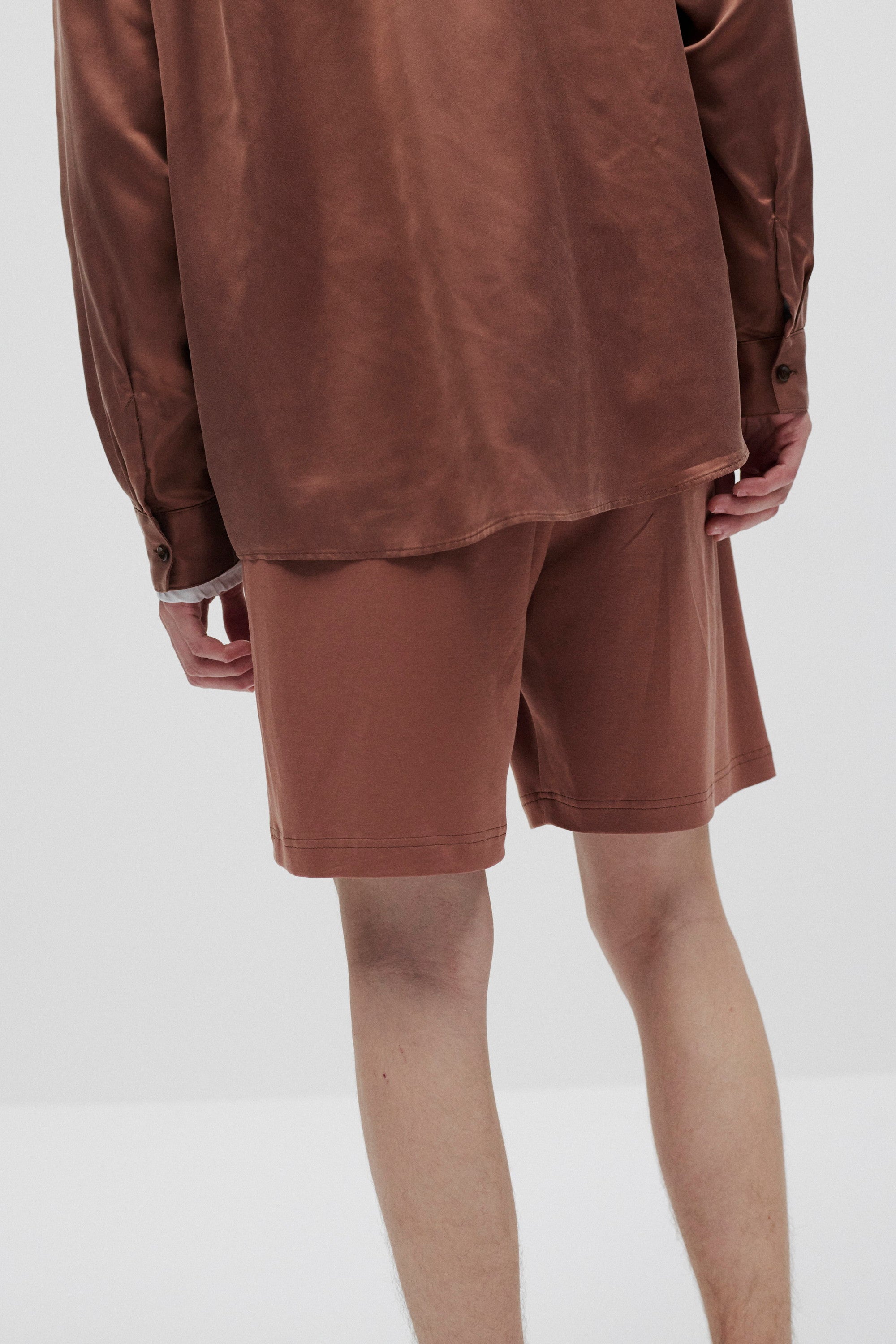 コットンダブルフェイス イージーショートパンツ