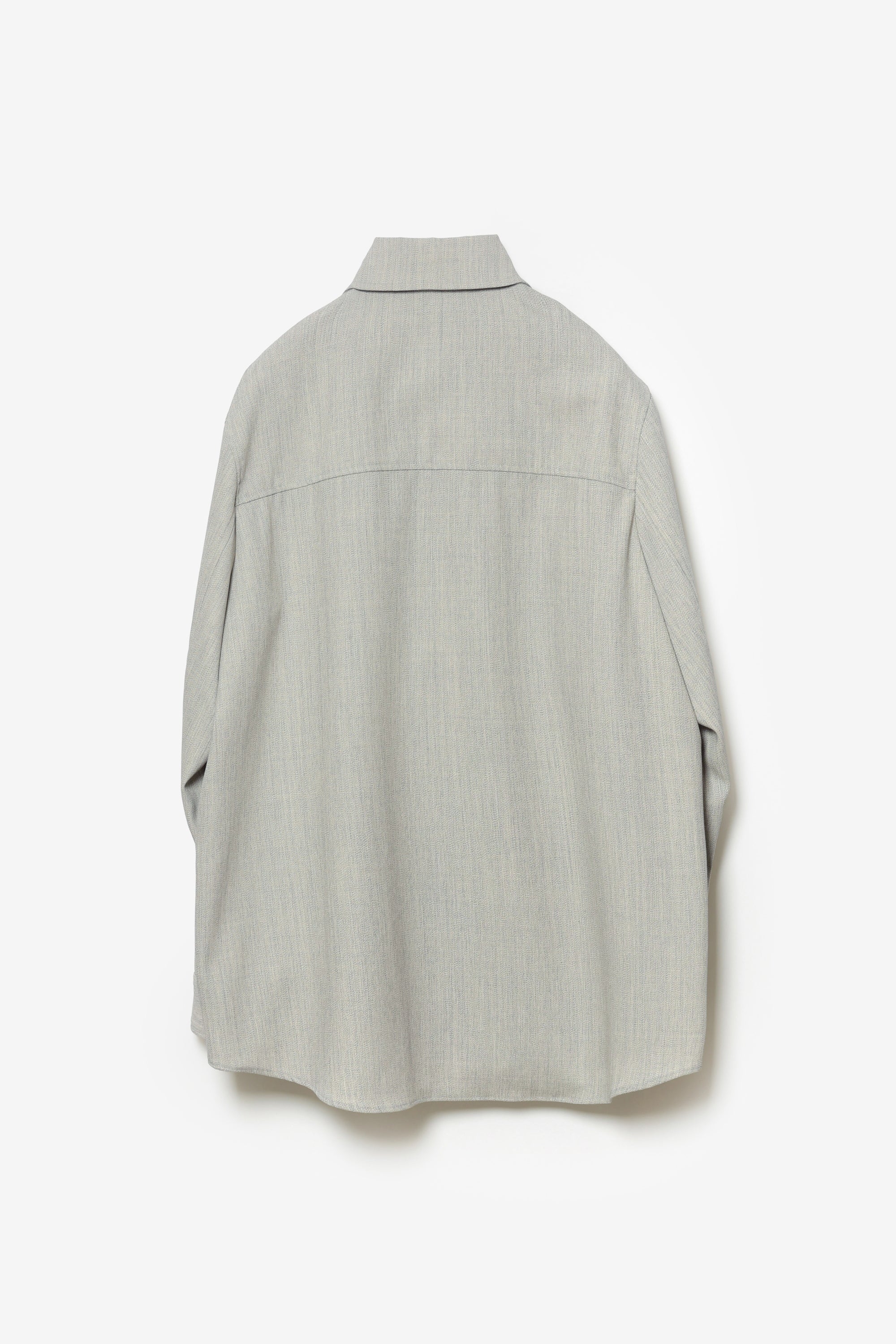 ハイツイストウールギャバジンキャンバス オーバーシャツ