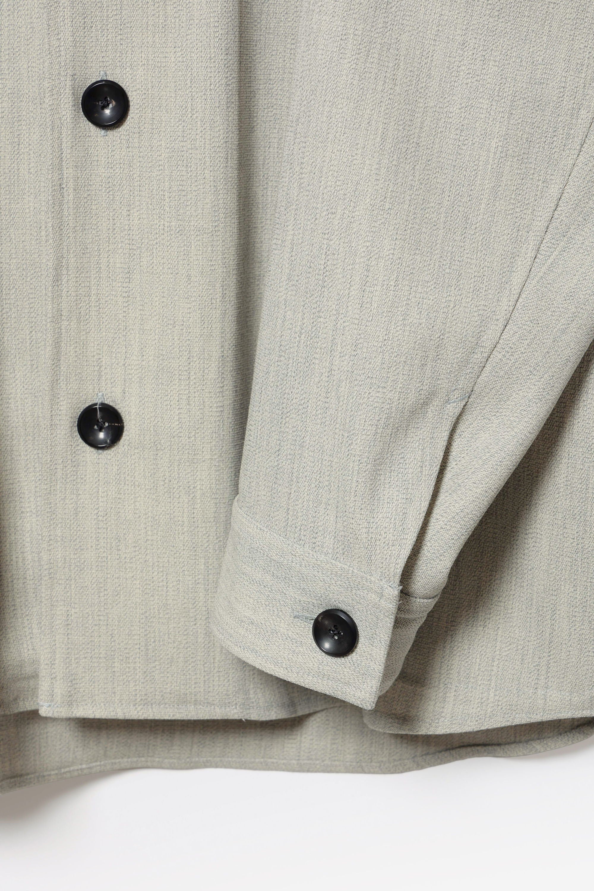 ハイツイストウールギャバジンキャンバス オーバーシャツ