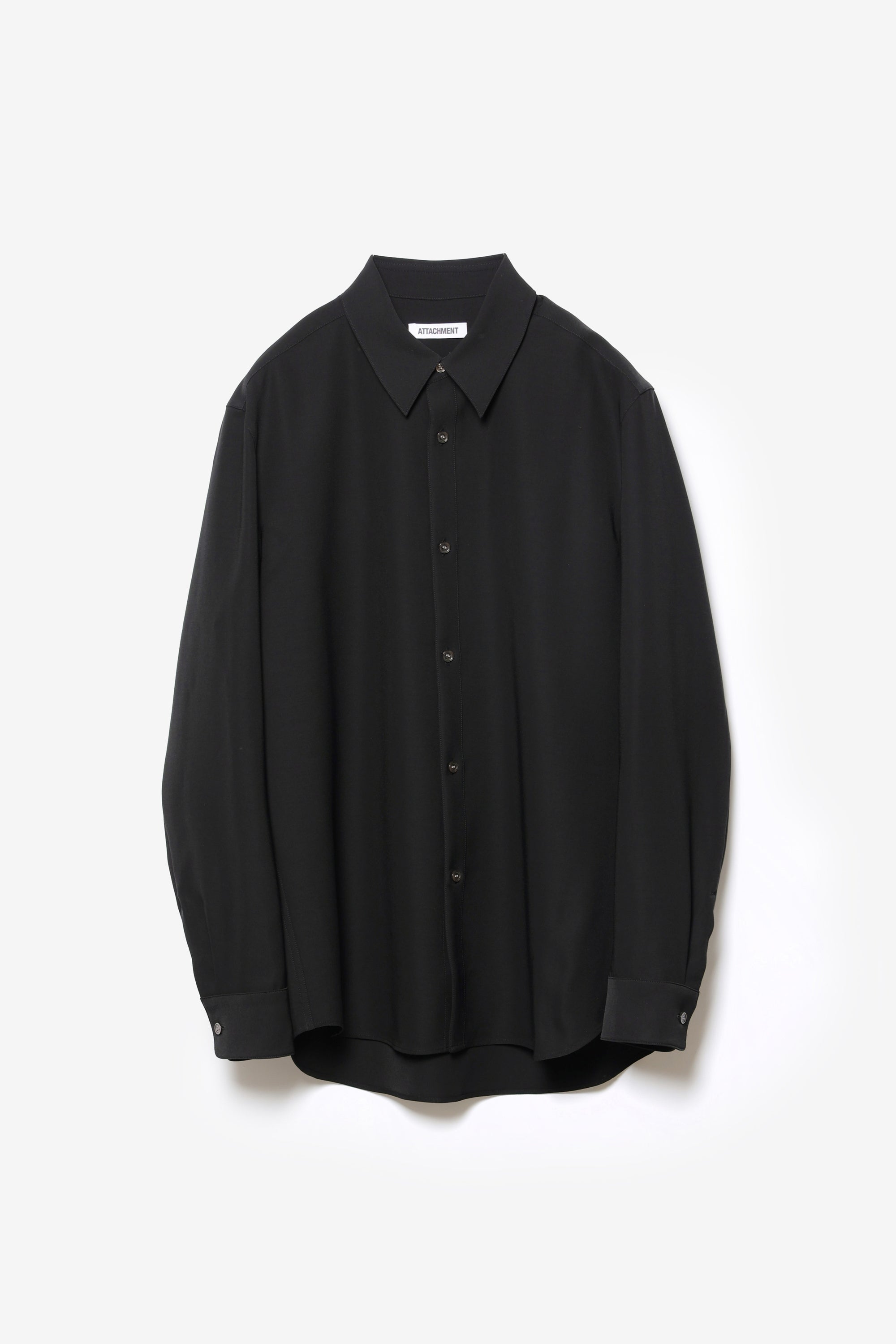 ポリエステルコンパクトツイル レギュラーカラードレスシャツ