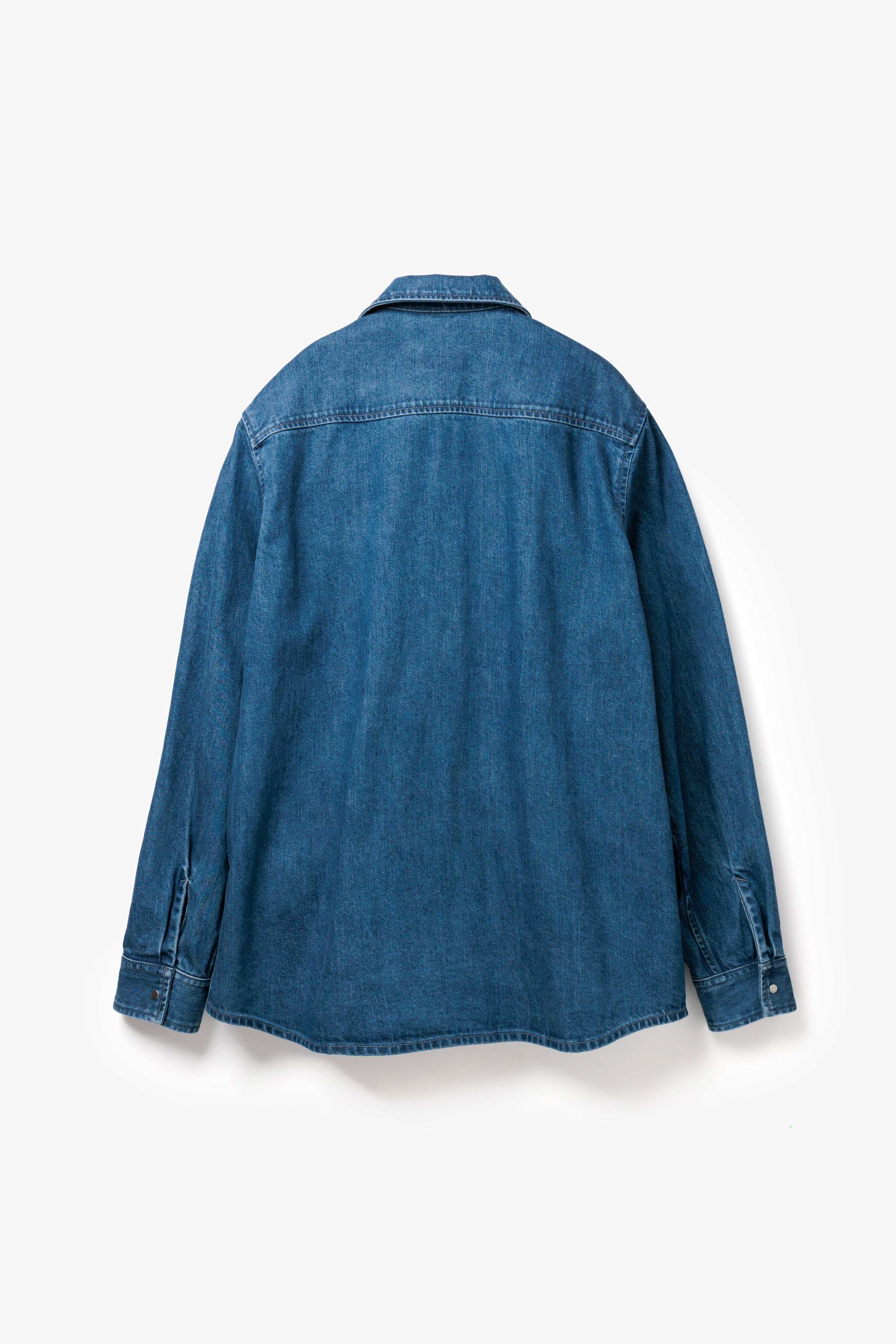 ATTACHMENT × JAPAN DENIM　LEATHER STRAP VINTAGE SHIRT JACKET