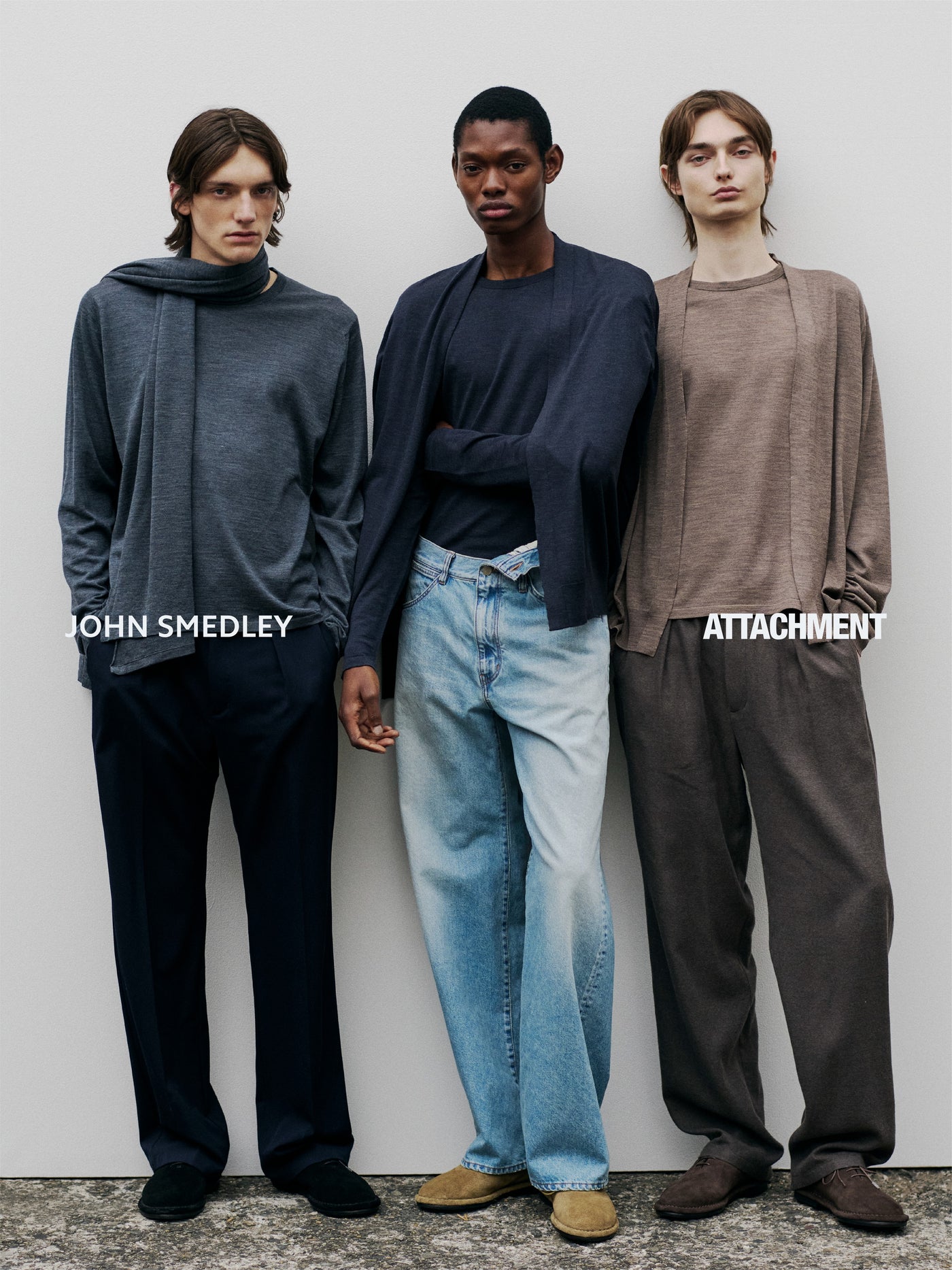 限定商品 AK52-005 × JOHN SMEDLEY MERINO EXTRAFINE WELTED CREW NECK  L/S
