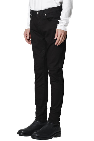 限量产品 AP32-099 苏比马棉弹力 5 口袋紧身裤 (黑色)