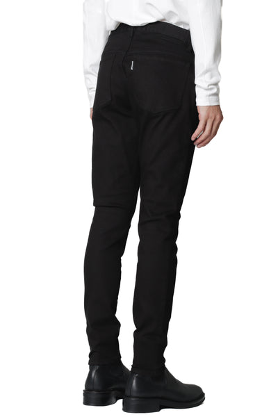 Limited product AP32-099 Supima cotton stretch 5 pocket skinny pants (black)