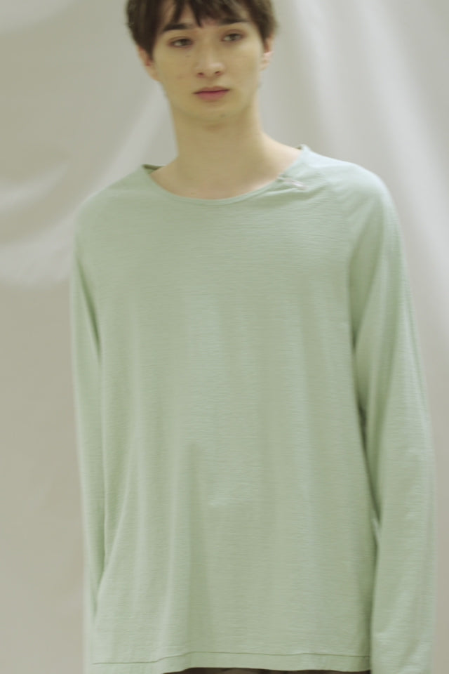 AJ52-069 ラフィージャージー ラグランスリーブTシャツL/S
