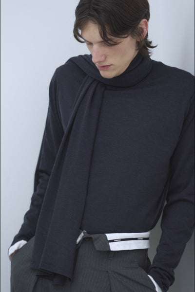 限定商品 AK52-005 × JOHN SMEDLEY MERINO EXTRAFINE WELTED CREW NECK  L/S